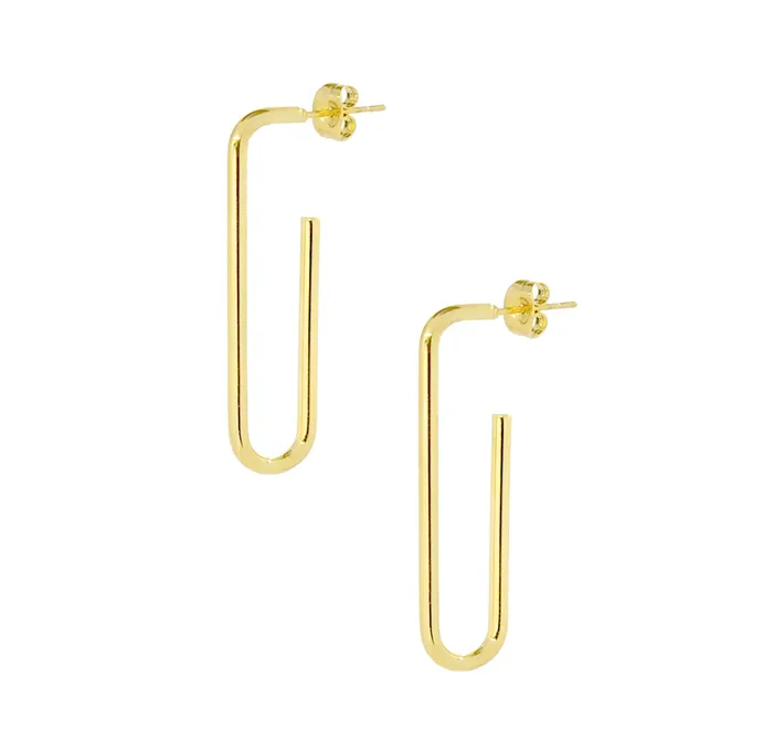 PARKER GOLD PAPERCLIP EARRINGS SAMPLE MAI DSIRE Earrings
