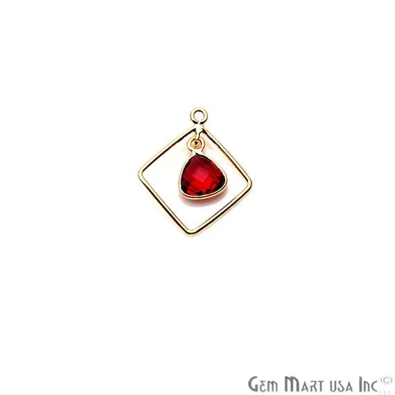 PreStyled Sets DIY Gemstone Gold Square Chandelier Finding Connector 1pc GemmartUSA PreStyled Sets DIY Gemstone Gold Square Chandelier Finding Connector 1pc GemmartUSA