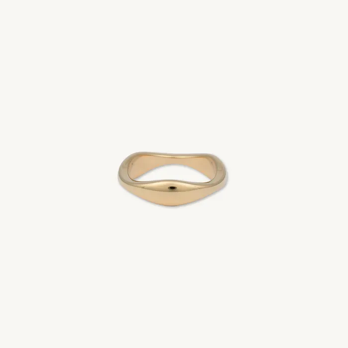 Rings Camile Stone Wavy Dome Statement Ring