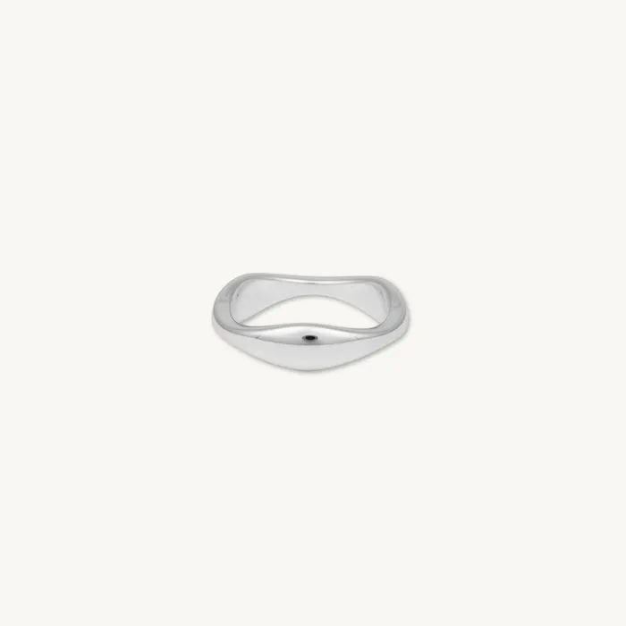 Rings Camile Stone Wavy Dome Statement Ring
