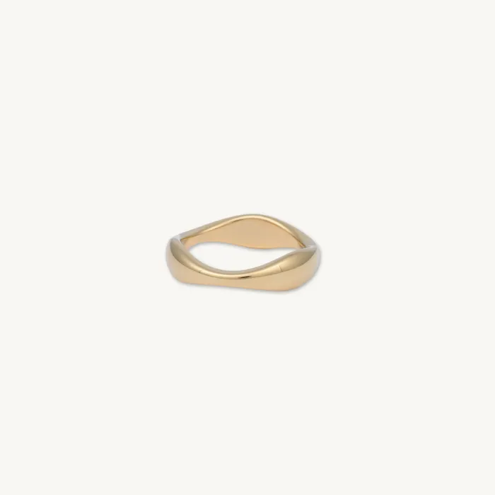 Rings Camile Stone Wavy Dome Statement Ring