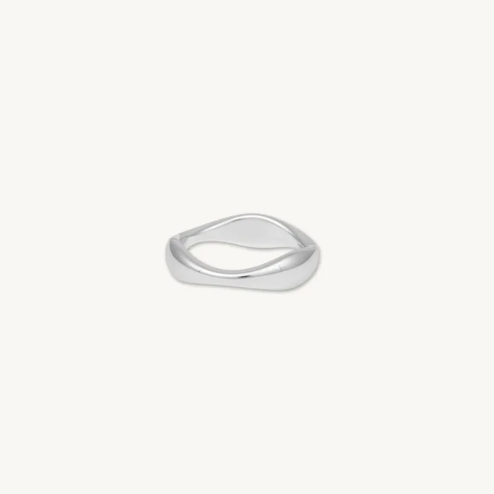Rings Camile Stone Wavy Dome Statement Ring