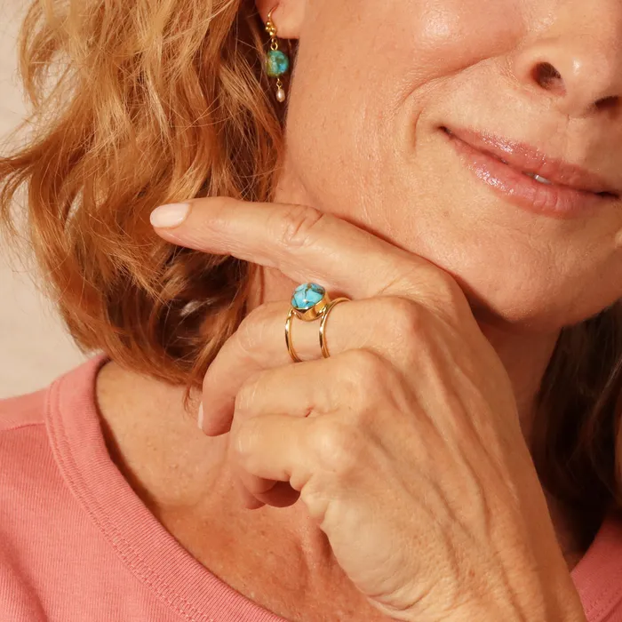 Rings Elvera Gemstone Ring Ideaure Jewelry