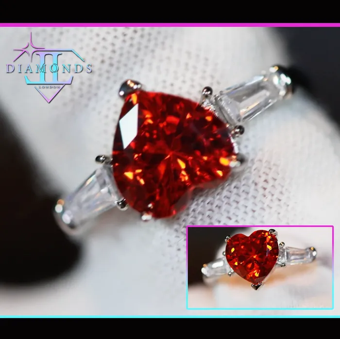 Rings Heart Ring Red Diamond Heart Ring Heart Shape Ring Diamond Heart Ring Lab Diamonds London Rings Heart Ring Red Diamond Heart Ring Heart Shape Ring Diamond Heart Ring Lab Diamonds London