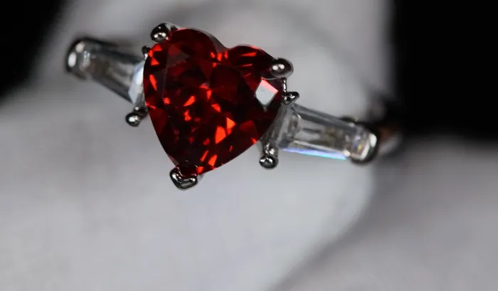 Rings Heart Ring Red Diamond Heart Ring Heart Shape Ring Diamond Heart Ring Lab Diamonds London