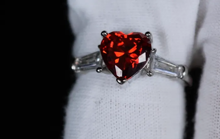 Rings Heart Ring Red Diamond Heart Ring Heart Shape Ring Diamond Heart Ring Lab Diamonds London