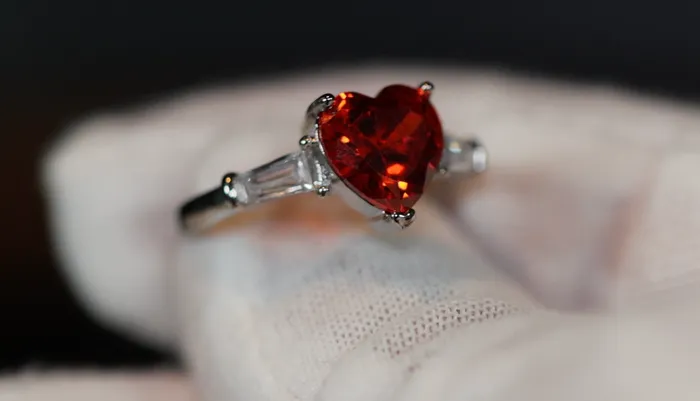 Rings Heart Ring Red Diamond Heart Ring Heart Shape Ring Diamond Heart Ring Lab Diamonds London