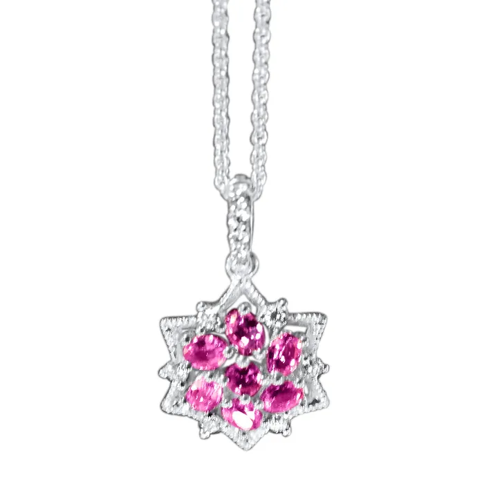 Safiya Jewels PreStyled Sets Brave Intuition 18K White Gold Natural Alexandrite Pendant