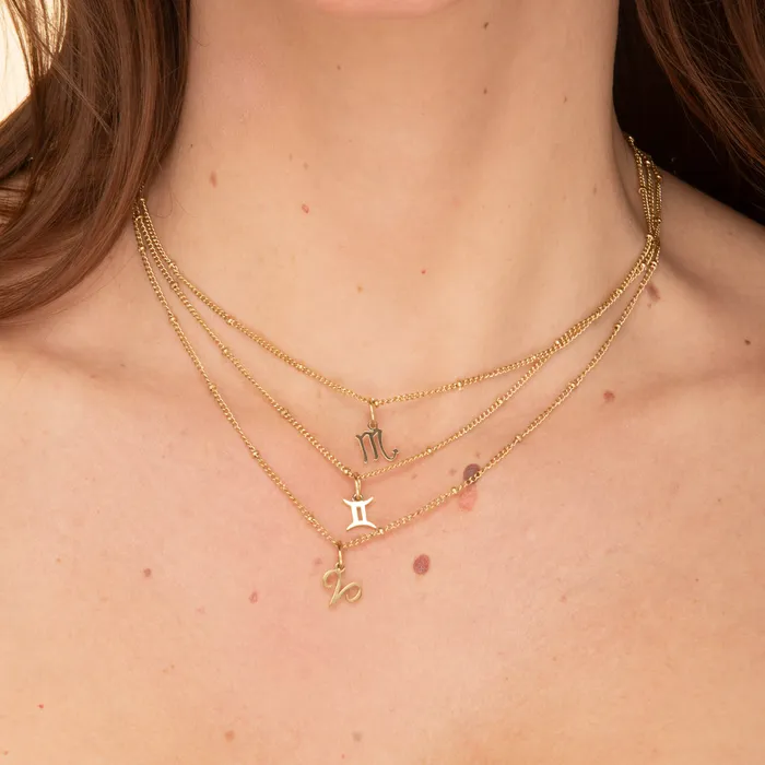 Scorpio Pendant Zodiac Star Sign Necklace Camile Stone Necklaces