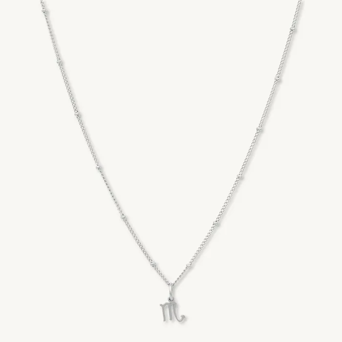 Scorpio Pendant Zodiac Star Sign Necklace Camile Stone Necklaces