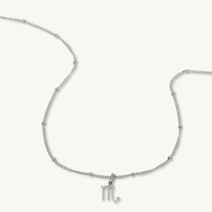 Scorpio Pendant Zodiac Star Sign Necklace Camile Stone Necklaces