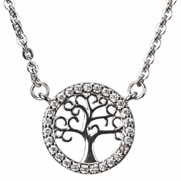 Silver Tree Of Life Pendant Elegant Gifts Necklaces