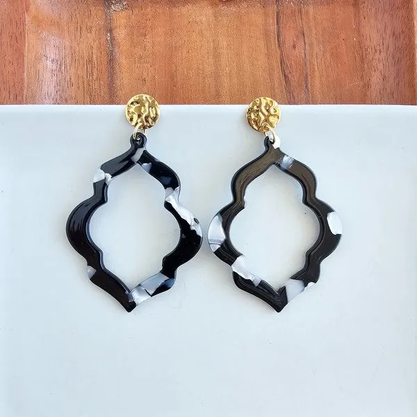 Spiffy Splendid Earrings Talia Earrings Onyx Black