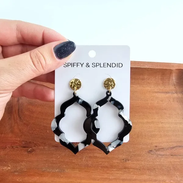 Spiffy Splendid Earrings Talia Earrings Onyx Black Spiffy Splendid Earrings Talia Earrings Onyx Black
