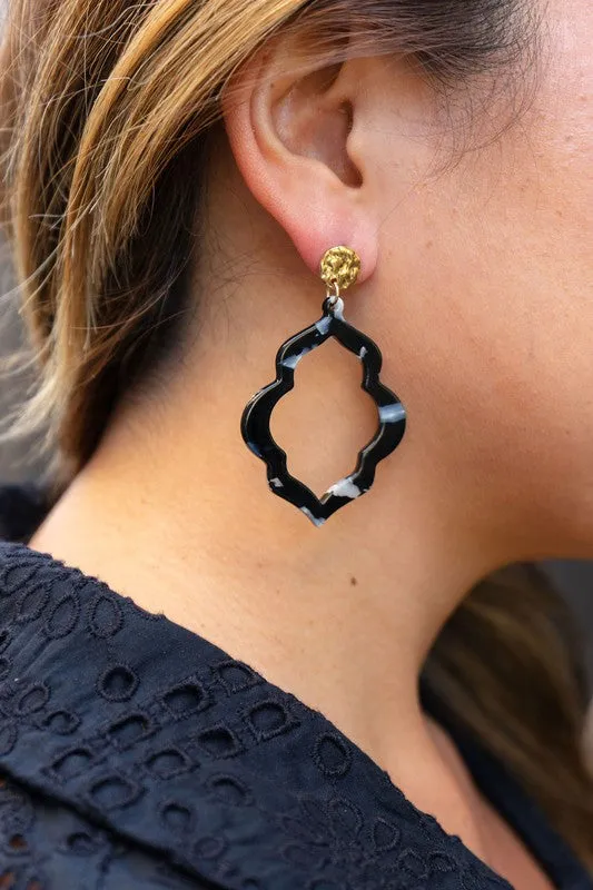 Spiffy Splendid Earrings Talia Earrings Onyx Black Spiffy Splendid Earrings Talia Earrings Onyx Black