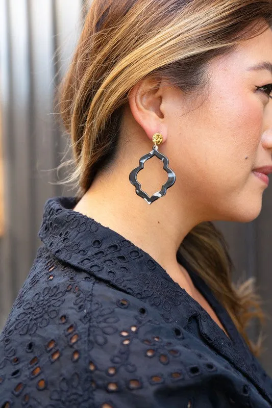 Spiffy Splendid Earrings Talia Earrings Onyx Black Spiffy Splendid Earrings Talia Earrings Onyx Black
