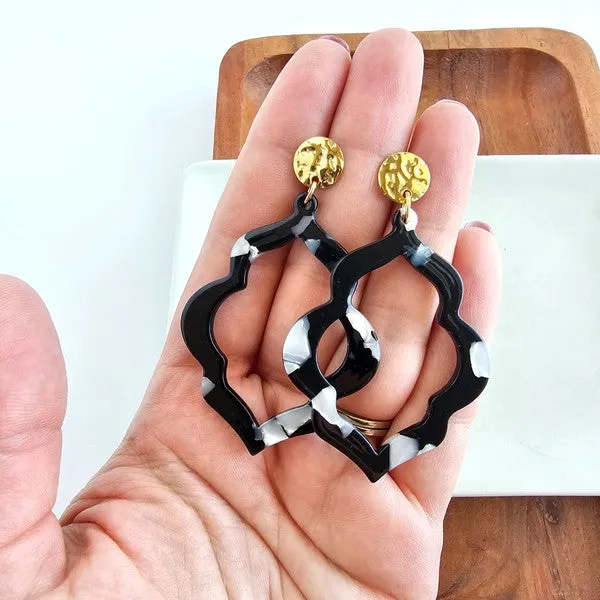 Spiffy Splendid Earrings Talia Earrings Onyx Black Spiffy Splendid Earrings Talia Earrings Onyx Black