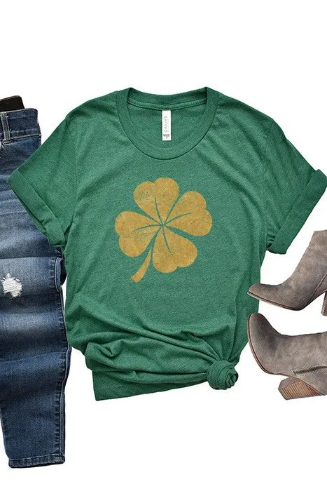 Wildberry Waves PreStyled Sets Gold Shamrock Tee