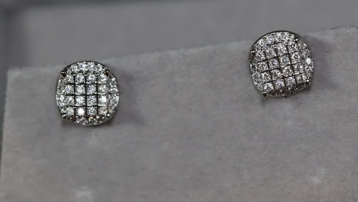 Womens Diamond Ear Studs Mens Diamond Ear Studs Ear Studs Iced Out Ear Studs Lab Diamonds London Earrings