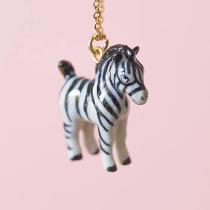 Zebra Necklace Camp Hollow Necklaces