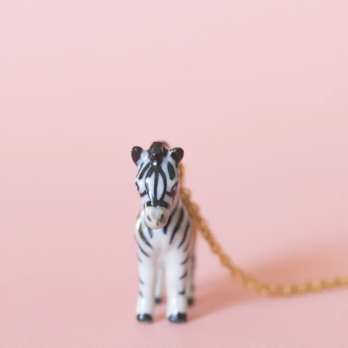 Zebra Necklace Camp Hollow Necklaces