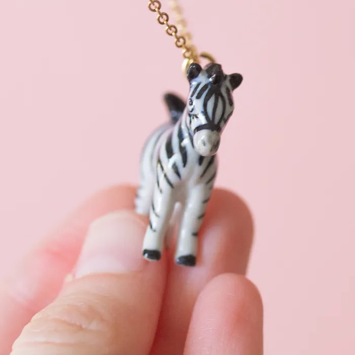 Zebra Necklace Camp Hollow Necklaces