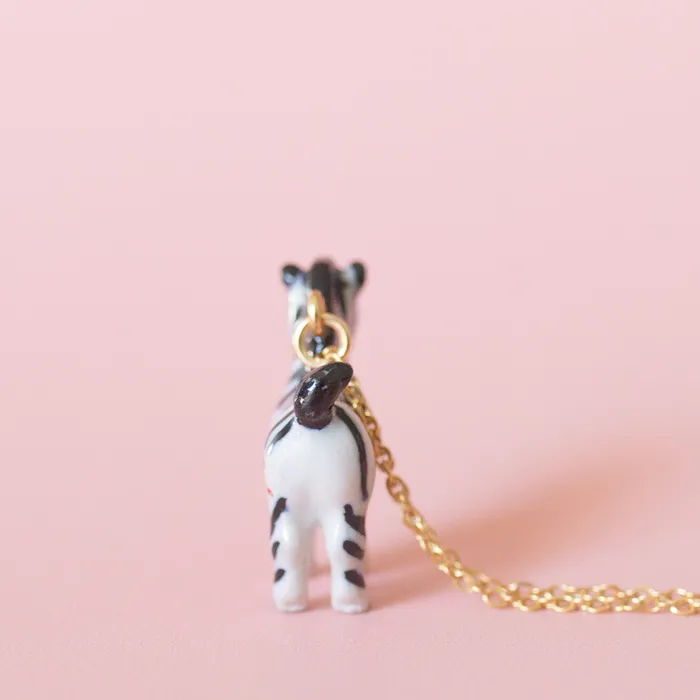 Zebra Necklace Camp Hollow Necklaces