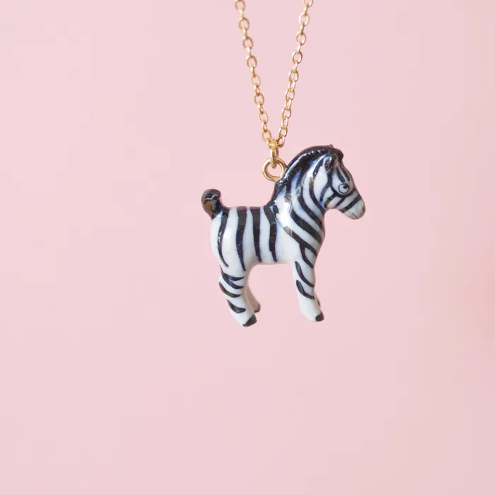 Zebra Necklace Camp Hollow Necklaces