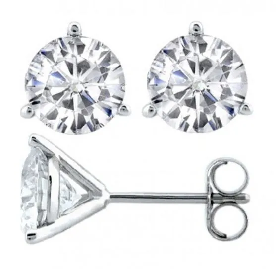 14K White Gold 057ctw Lab Grown Diamond Stud Earrings MALAKAN DIAMOND CO Earrings 14K White Gold 057ctw Lab Grown Diamond Stud Earrings MALAKAN DIAMOND CO Earrings