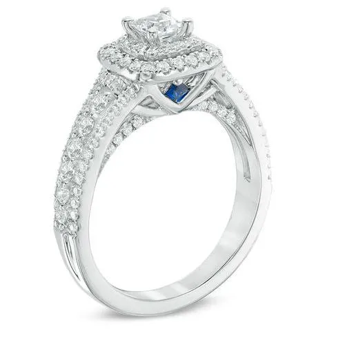 14K White Gold 100ctw 4 Prong Diamond Engagement Ring by Estate Thollot Diamonds and Jewelry Estate Rings 14K White Gold 100ctw 4 Prong Diamond Engagement Ring by Estate Thollot Diamonds and Jewelry Estate Rings