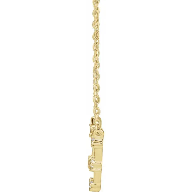 302 Fine Jewelry Necklaces Constellation Zodiac Natural Diamond Adjustable Necklace 14K Yellow White Rose Gold