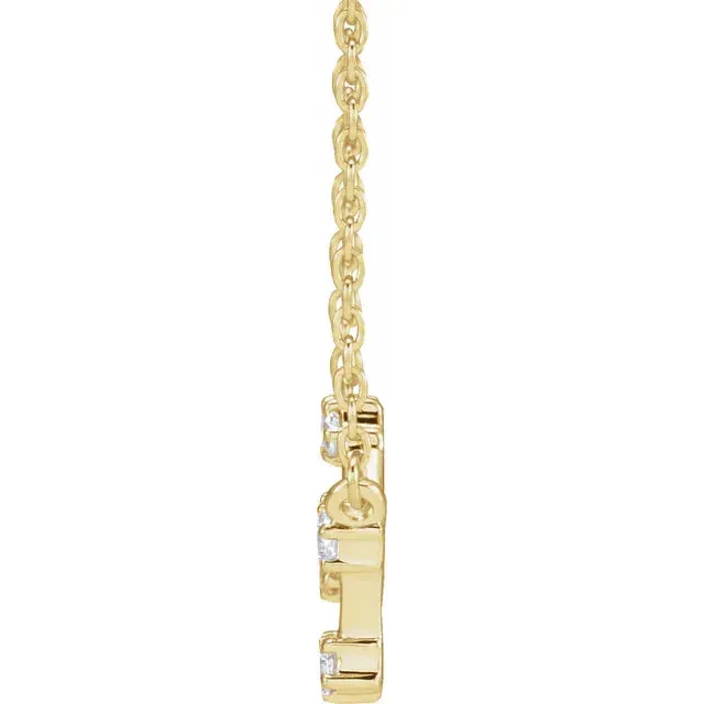 302 Fine Jewelry Necklaces Constellation Zodiac Natural Diamond Adjustable Necklace 14K Yellow White Rose Gold
