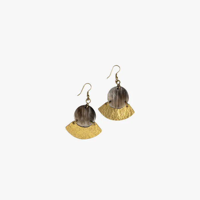 African EarringsAfrican Recycled Bone Earrings Mwassus Jewelry Earrings