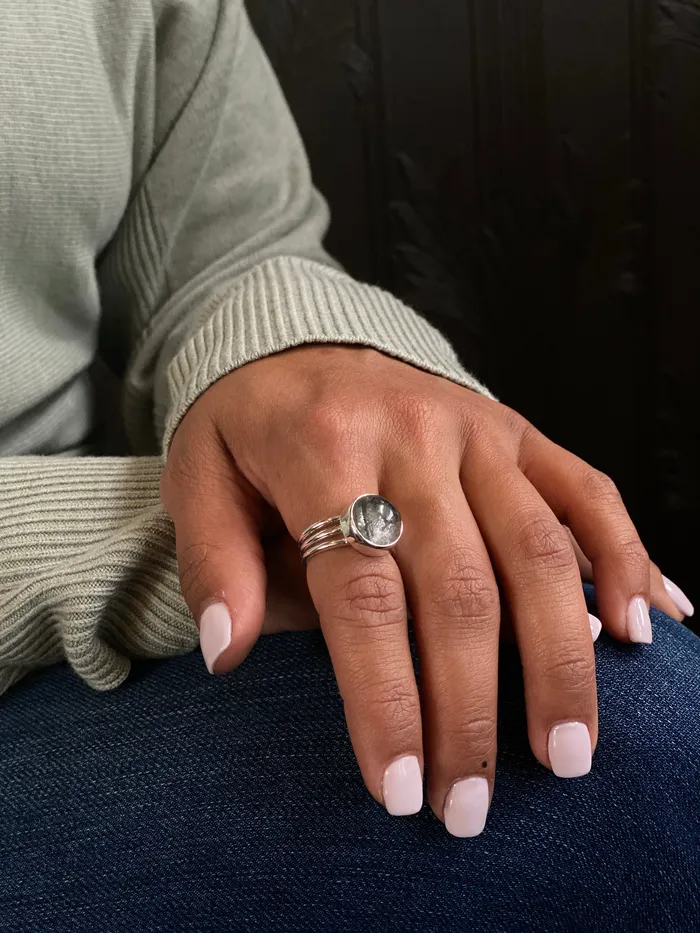 CIVAL Collective Rings Garden Quartz Ring Sz 6