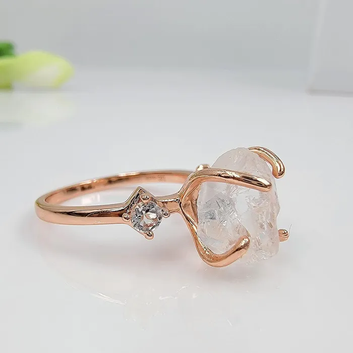 Clear Quartz Crystal Ring Uniquelan Jewelry Rings Clear Quartz Crystal Ring Uniquelan Jewelry Rings