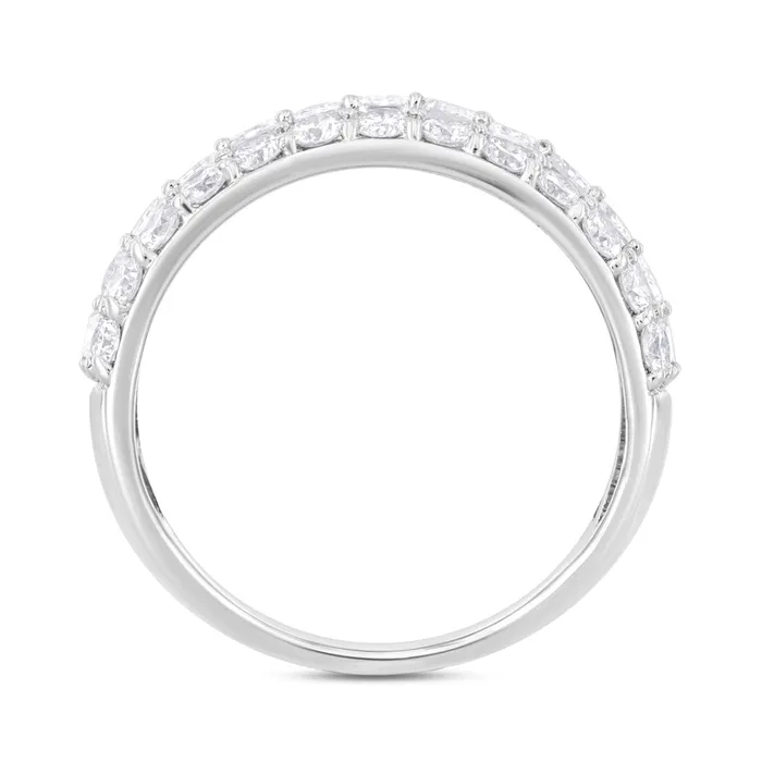 Crown Jewels Coin Rings 14K WHITE GOLD 2 12CT ROUNDEMERALD DIAMOND LADIES BAND Crown Jewels Coin Rings 14K WHITE GOLD 2 12CT ROUNDEMERALD DIAMOND LADIES BAND