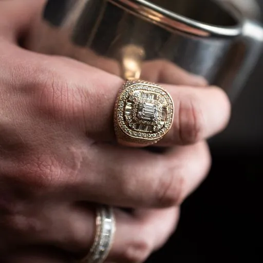 Crown Jewels Coin Rings 275 ctw Baguette Diamond Ring