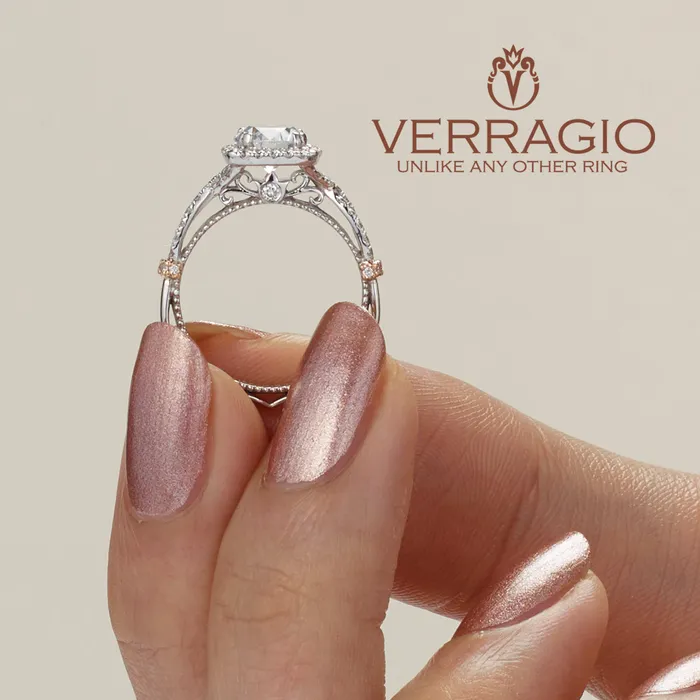 Diamond Engagement Ring Verragio Parisian Collection DL 106CU 150ctw Verragio Rings