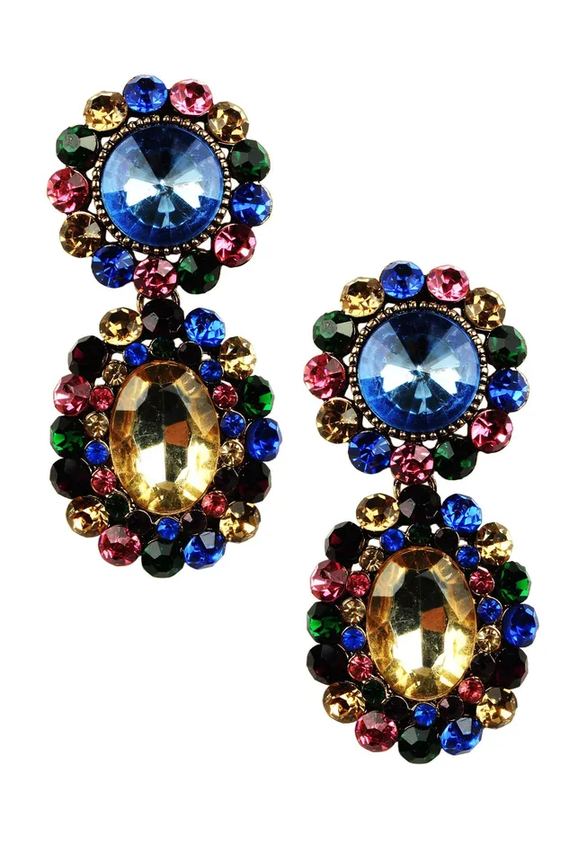 Earrings Eye Candy LA Aline Earrings Multi