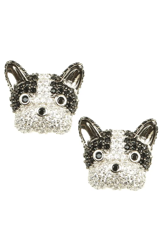 Earrings Eye Candy LA Frenchie Earrings