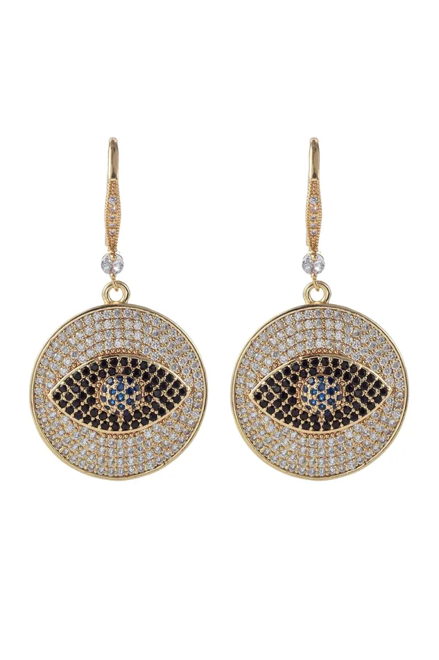 Earrings Eye Candy LA Julian 18k Earrings
