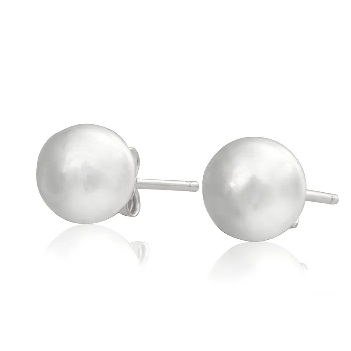 Earrings Teeda EBS070 Round Ball Stud Earrings 7mm