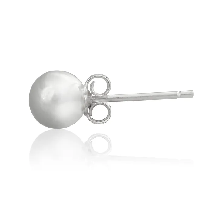 Earrings Teeda EBS070 Round Ball Stud Earrings 7mm