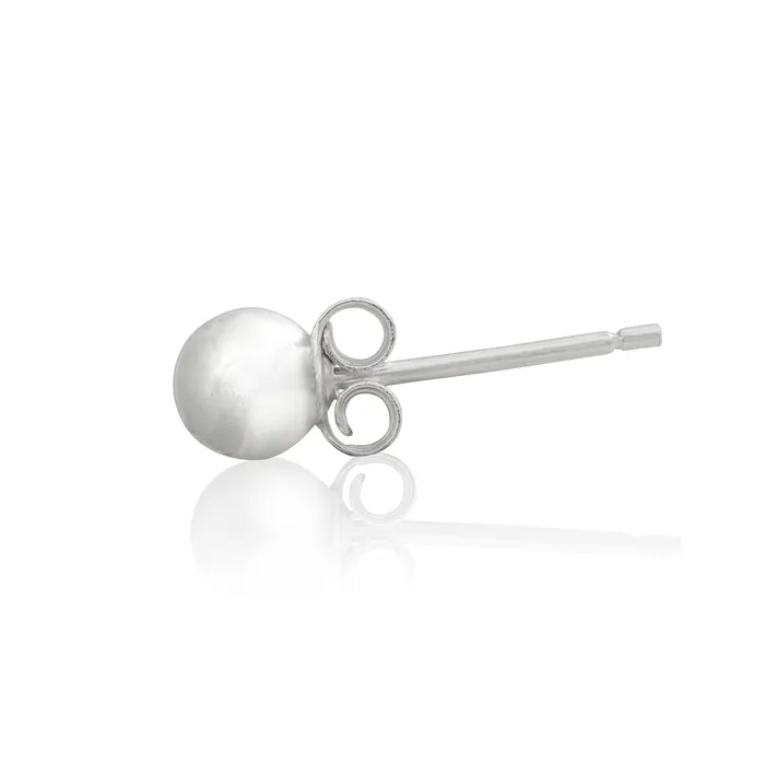 EBS040 Round Ball Stud Earrings 4mm Teeda Earrings