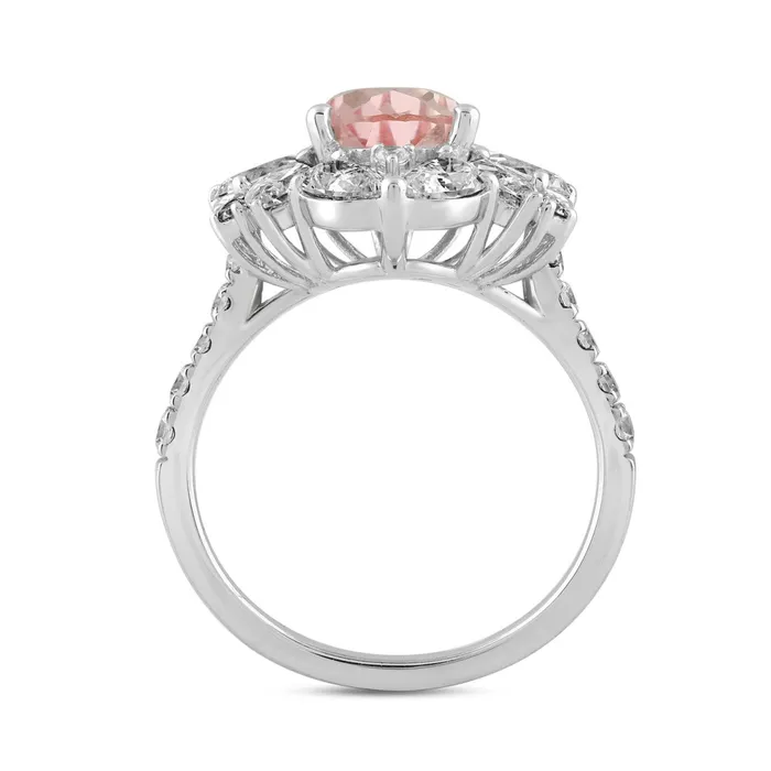 Ethos Rings 14K WHITE GOLD 4 12CT ROUNDPEARMARQUISE DIAMOND LADIES RING CENTER STONE PEAR DIAMOND 200CT Ethos Rings 14K WHITE GOLD 4 12CT ROUNDPEARMARQUISE DIAMOND LADIES RING CENTER STONE PEAR DIAMOND 200CT