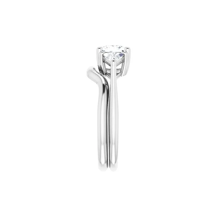 Ever Ever 14K White Gold 50ctw 4 Prong Style Diamond SemiMount Engagement Ring STULLER Rings Ever Ever 14K White Gold 50ctw 4 Prong Style Diamond SemiMount Engagement Ring STULLER Rings