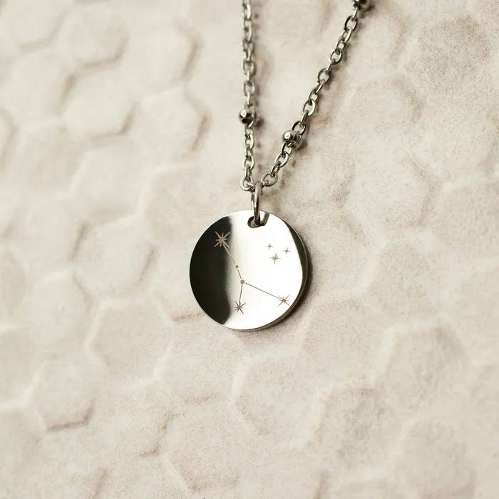 Extra Charm for Constellation Engraved Pendant Necklace Silver or Gold Grayling Necklaces