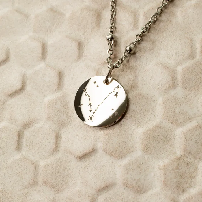 Extra Charm for Constellation Engraved Pendant Necklace Silver or Gold Grayling Necklaces