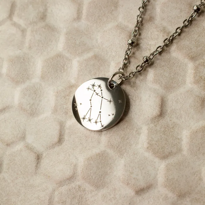 Extra Charm for Constellation Engraved Pendant Necklace Silver or Gold Grayling Necklaces