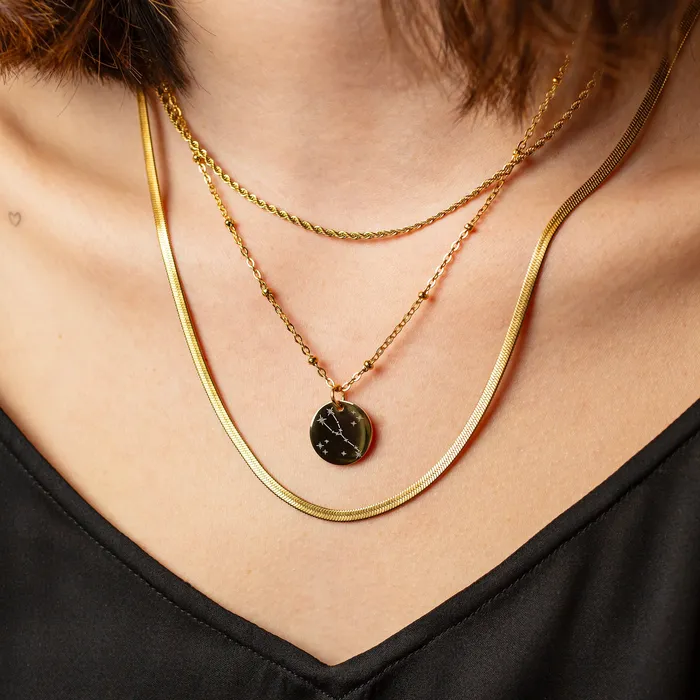 Extra Charm for Constellation Engraved Pendant Necklace Silver or Gold Grayling Necklaces